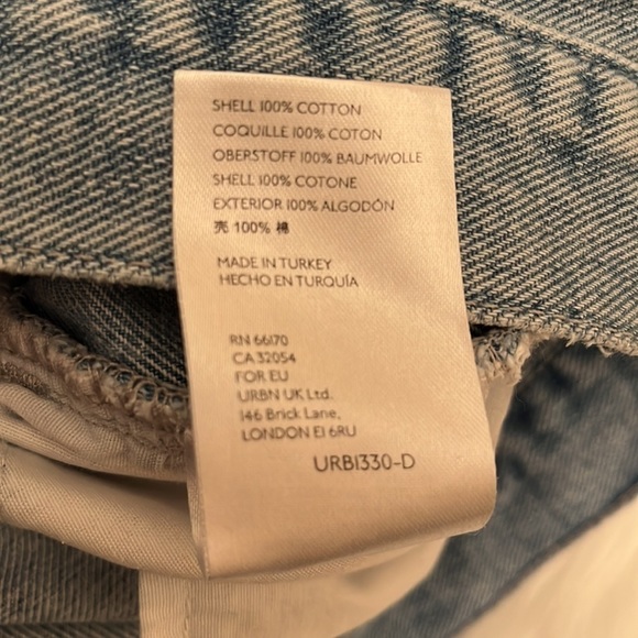 Bdg Urban Outfitters Plus Size High Rise Baggy Distressed Jeans - Picture 13 of 14